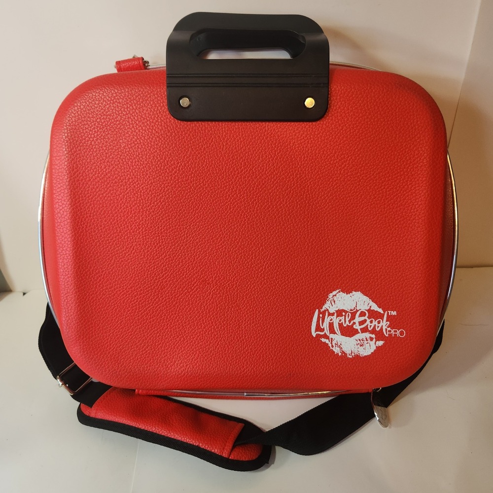 Lippie Book Pro Red Makeup Artist‎ Lipstick Organizer Case Rachael Artistry MUA